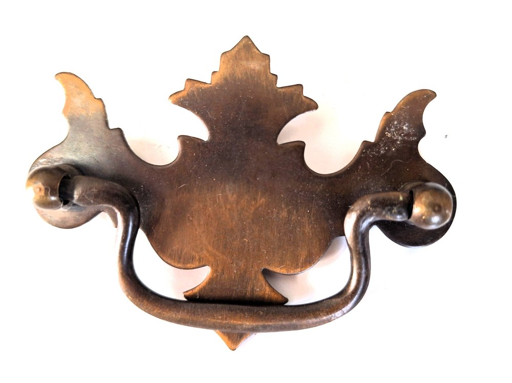 Bat Wing Drop Handle Cabinet Drawer Pull Magnetic Metal FLAT BACK  3"