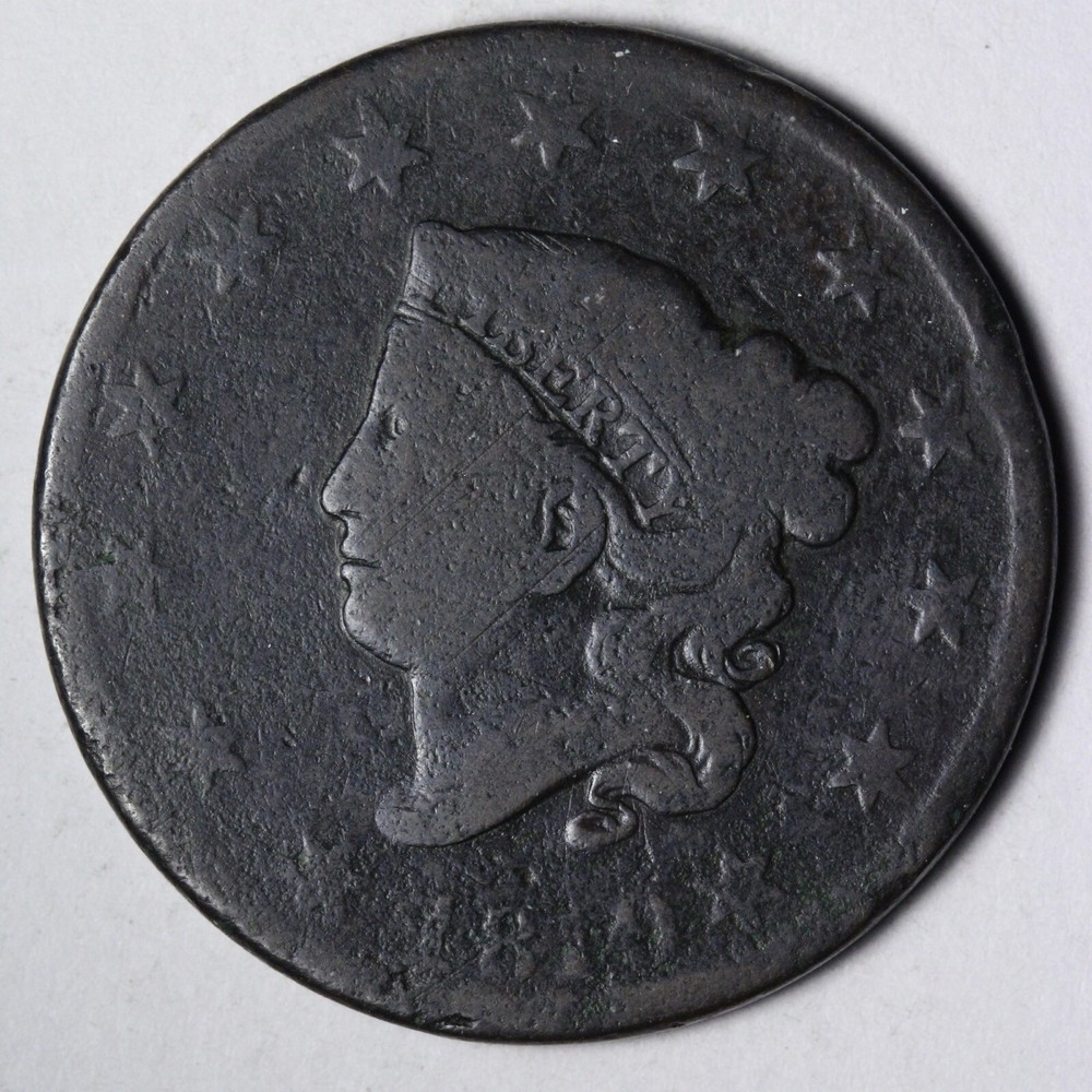 1819 Coronet Head Large Cent CHOICE VG E114 T