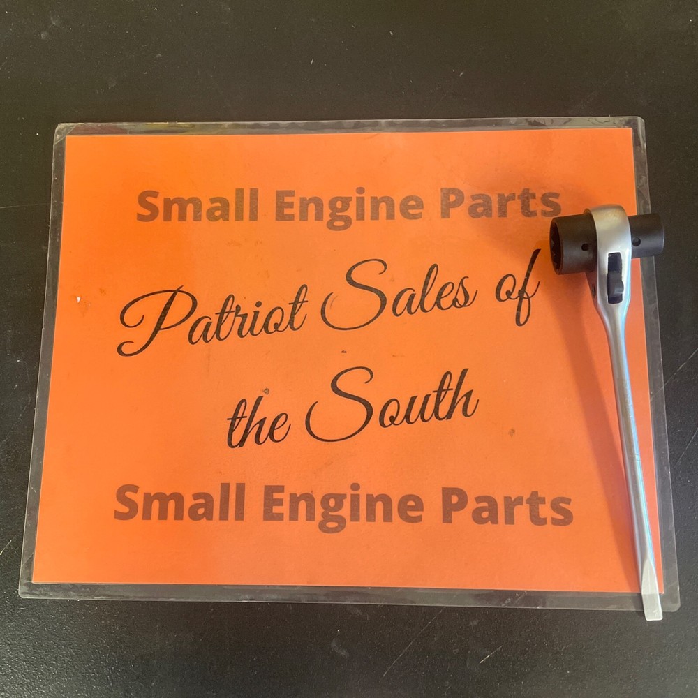 Scrench 13 & 19mm Ratchet Chainsaw Combi Spanner Tool