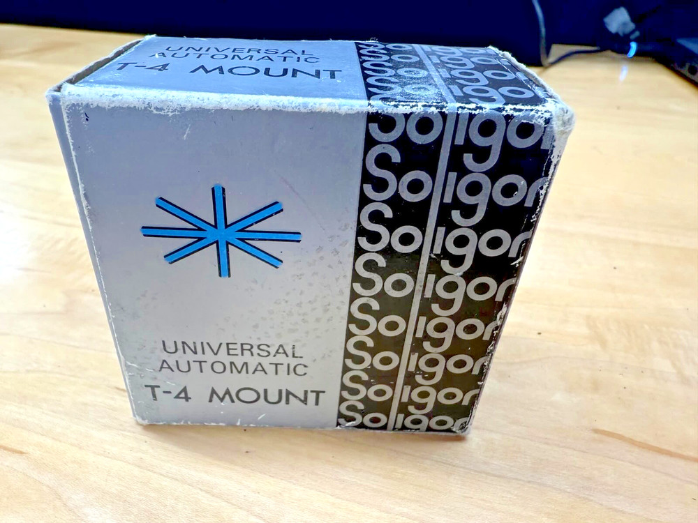 Soligor Universal Automatic T-4 Mount T4 Adapter for Minolta 22-215 with BOX
