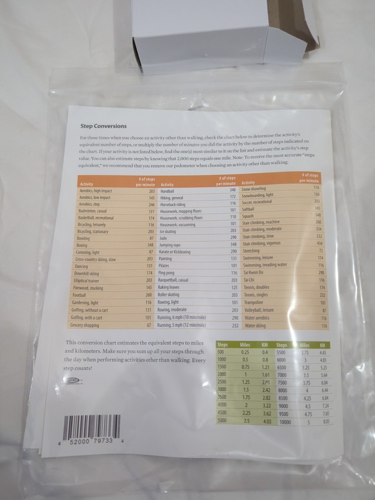 Twin Step Pedometer (Case Of 24)