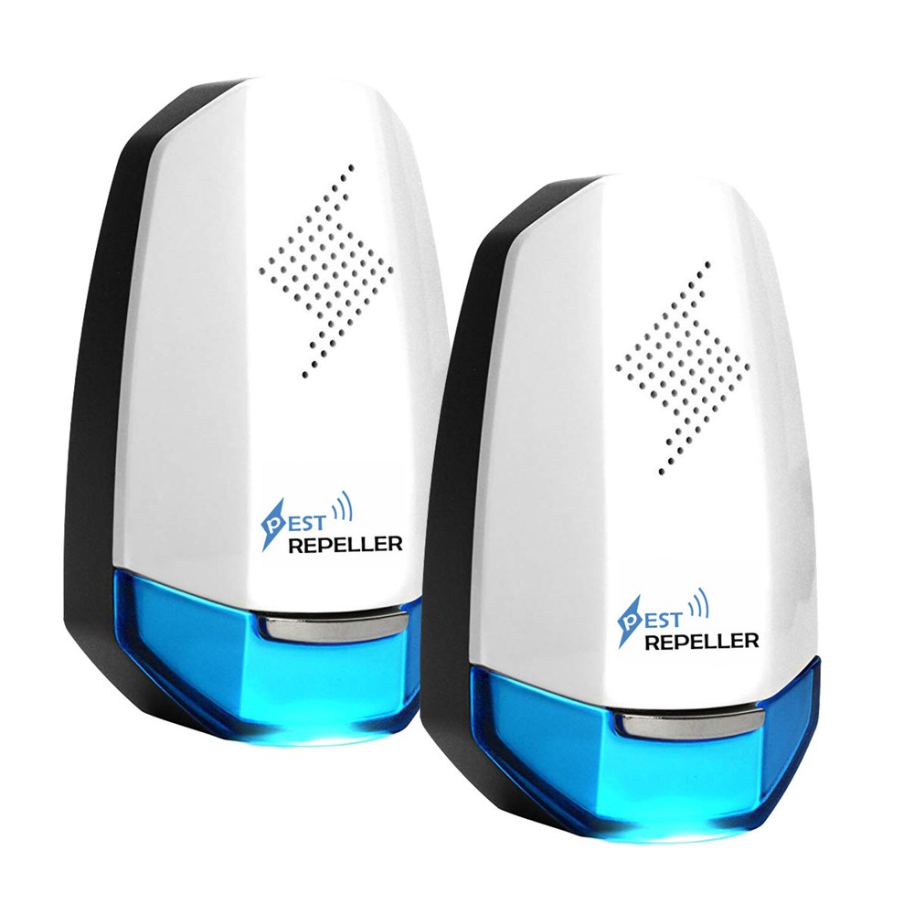 2Packs Ultrasonic Plug In Pest Mice +Night light