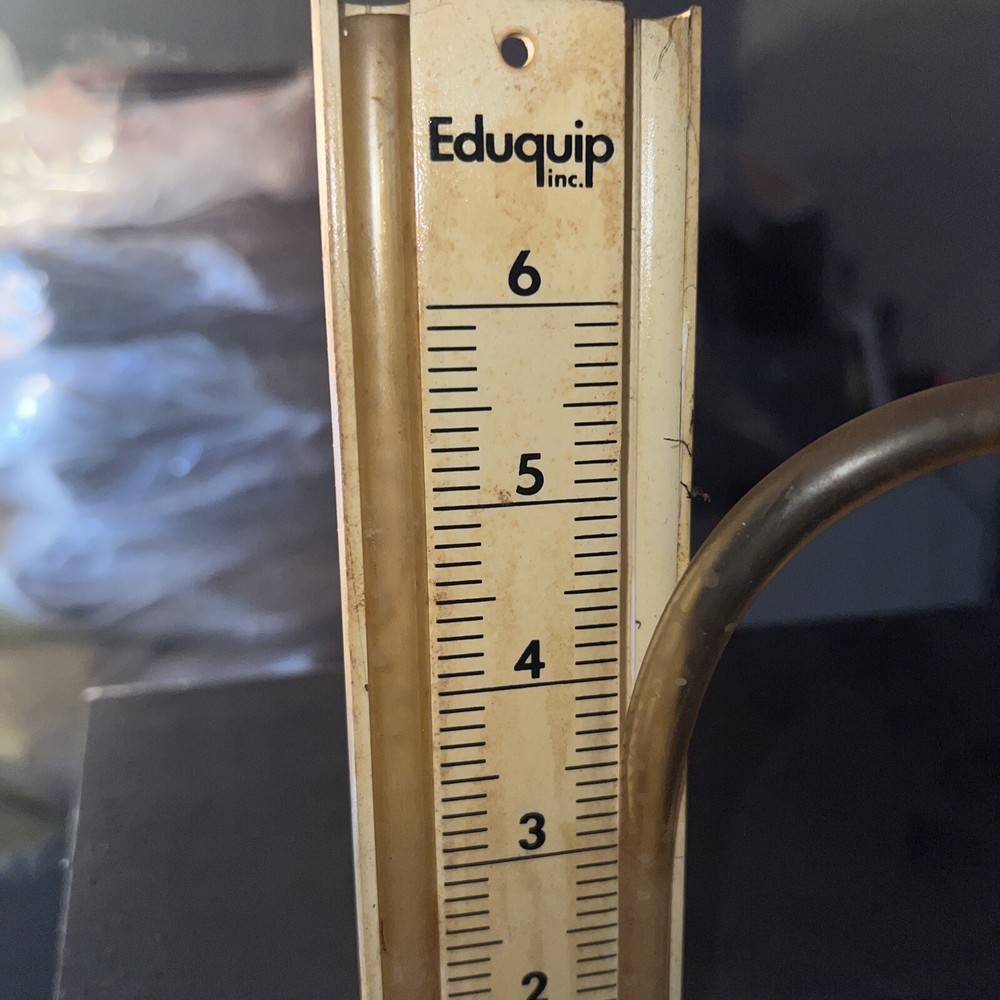 Vintage Custom Vacuum Thermometer Chamber For Physics Lab WORKS!!!