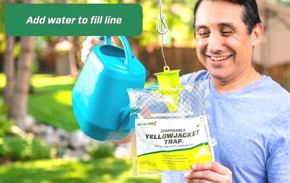 (2) Rescue Yellow Jacket Disposable Traps