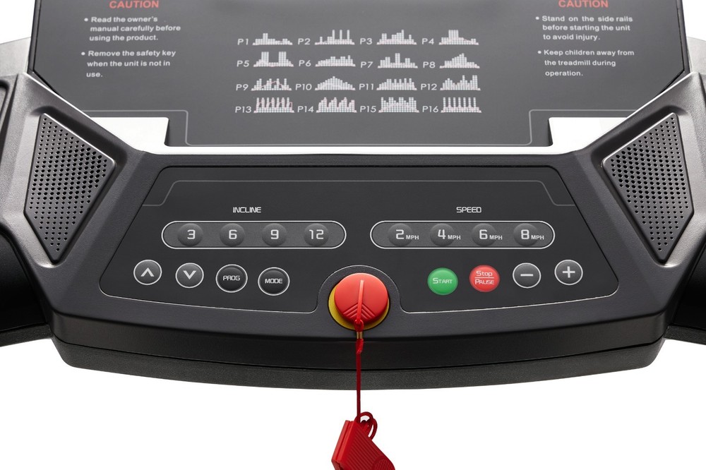 New Bluetooth Shock Absorption Treadmill with Auto Incline Foldable Pulse Sensor