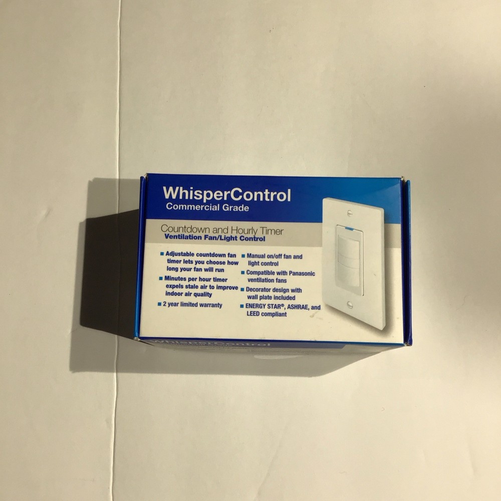 Panasonic FV-WCD02-W Whisper Control Countdown & Hourly Timer 4 Function - White