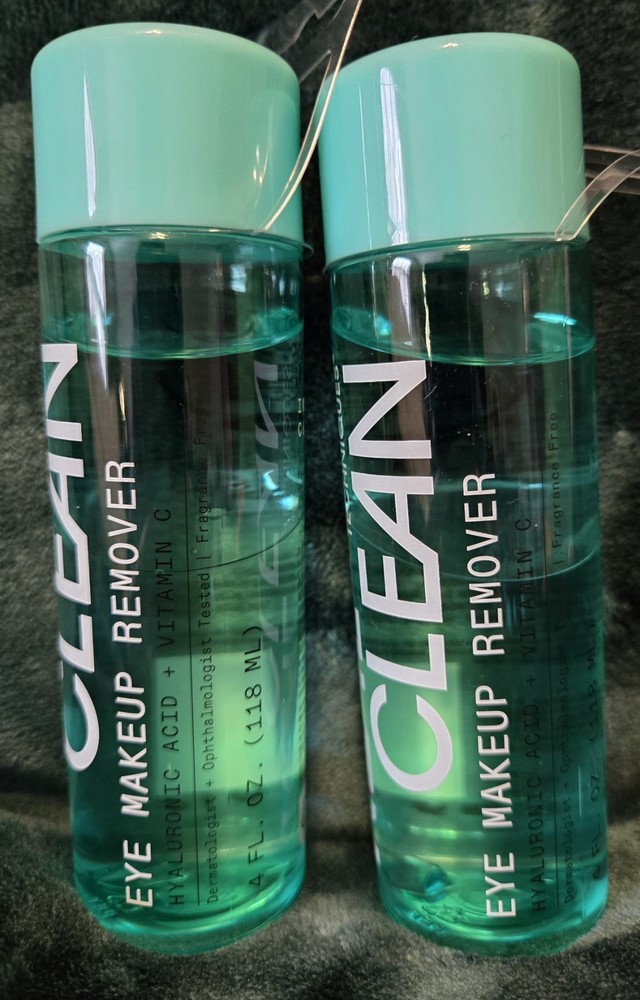 Real Cleae By Real Techniques Eye Makeup Remover 2 Bottles 4 Fl Oz Each