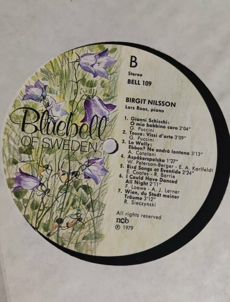 Signed Birgit Nilsson LP – Beautiful Condition – Opera Legend Autograph