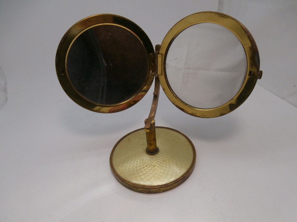 Rare Table Top Antique Folding Mirror