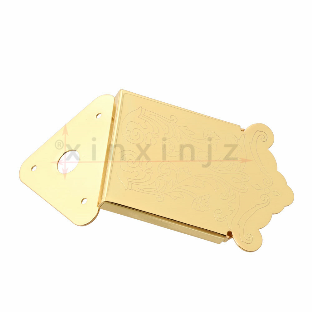 Rosewood Bridge & Gold Tailpiece for Mandolin Accessory
