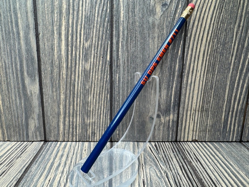 SU DPS Emer #711 Blue Pencil With Eraser