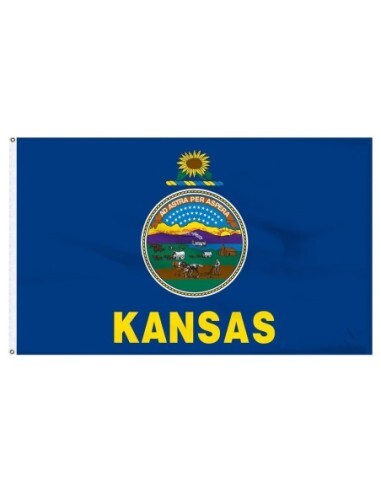 Kansas  3' x 5' Outdoor Nylon Flag