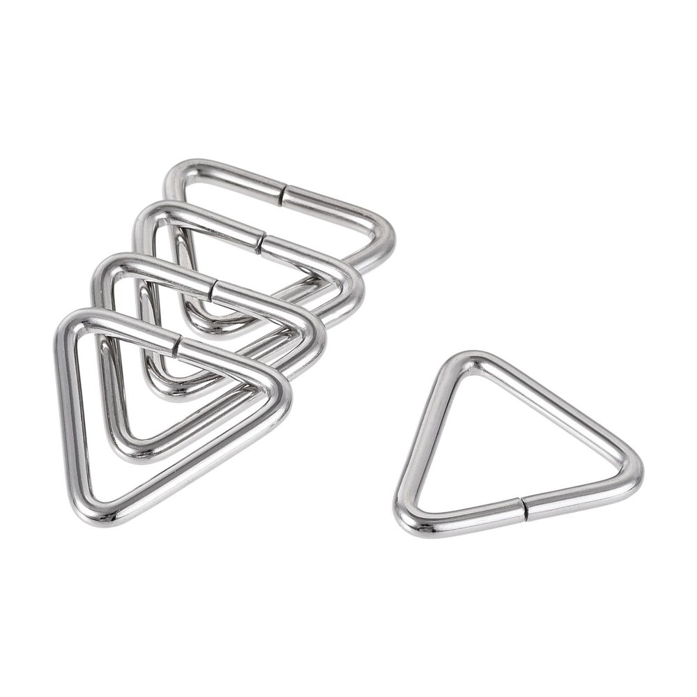 Metal Triangle Ring Buckle 0.79" (20mm) Inner Width 20pcs Width