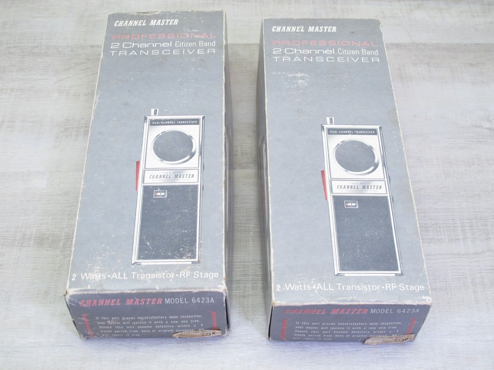 Channel Master CB Walkie Talkies 6423A