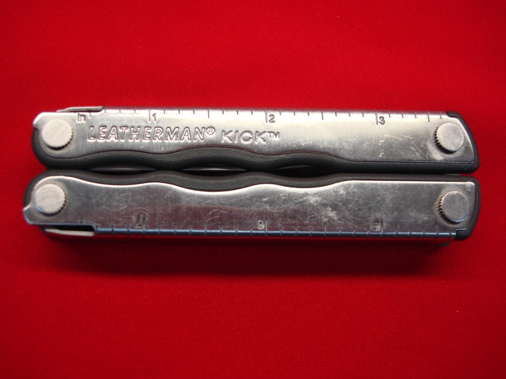 LEATHERMAN KICK MULTI-TOOL - GENUINE WITH 5 TOOLS - PREOWNED BUT VERY NICE COND.