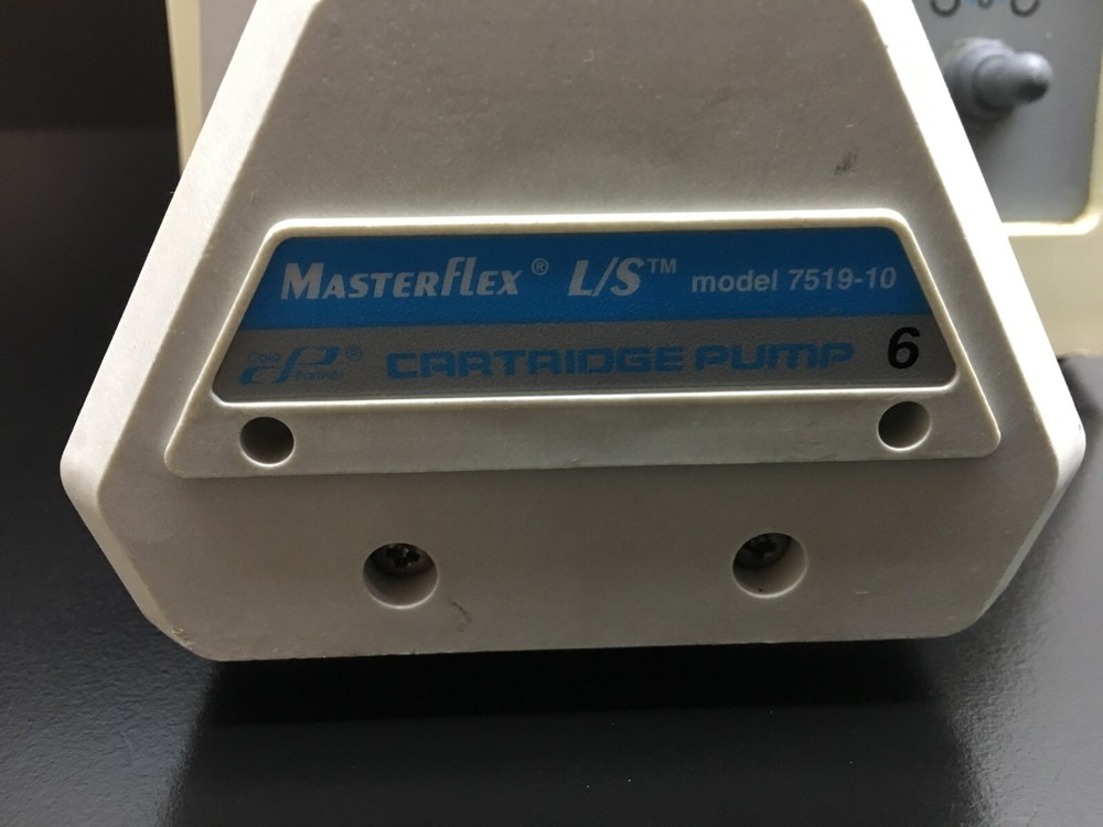 Cole Parmer Masterflex Console Drive Model 7521-50 With Pump Head 7519-10