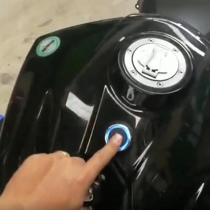 Motorcycle Engine Ignition Keyless One-button Start Anti-theft Alarm System Trim