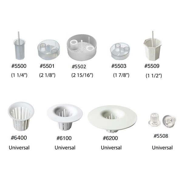 Disposable Evacuation Traps #5503 (1 7/8") 144 Pcs