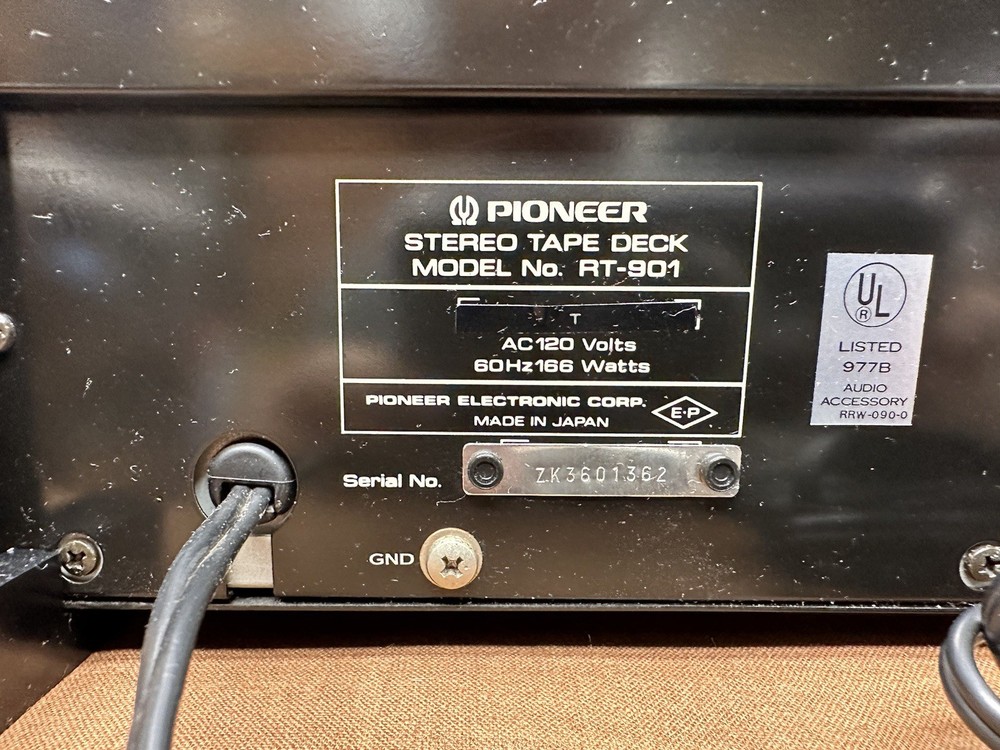Pioneer RT-901 Rell To Rell Tape Deck
