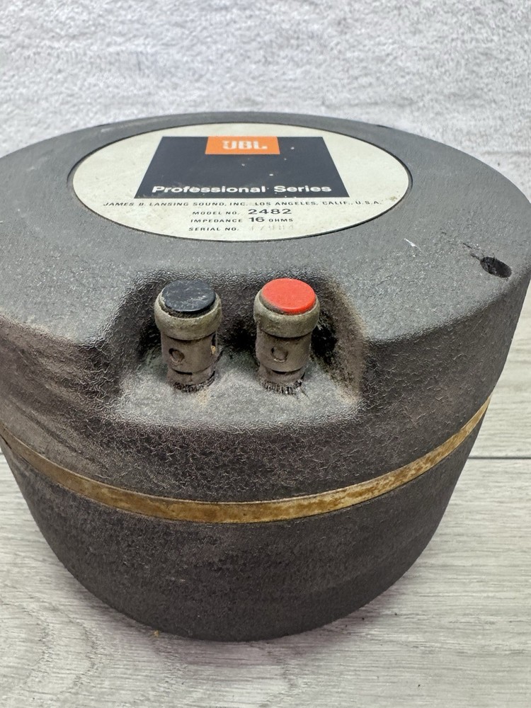 JBL 2482 Compression Driver Alnico Magnet Tested Working ~9.7 Ohms Vintage