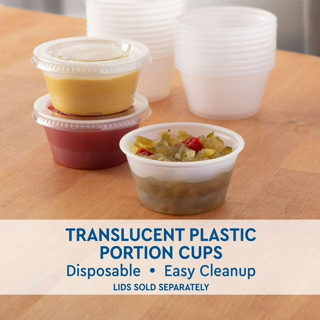 Member's Mark Translucent Portion Cups 2 Oz - 2500 Ct