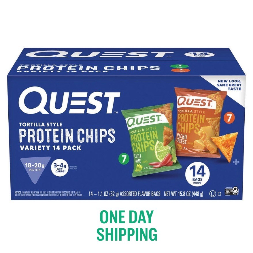 Quest Protein Chips Variety Pack 14 Ct High Protein
