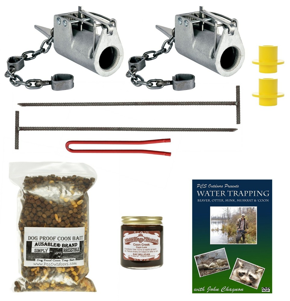 PcsOutdoors Basic Raccoon Trapping Starter Kit
