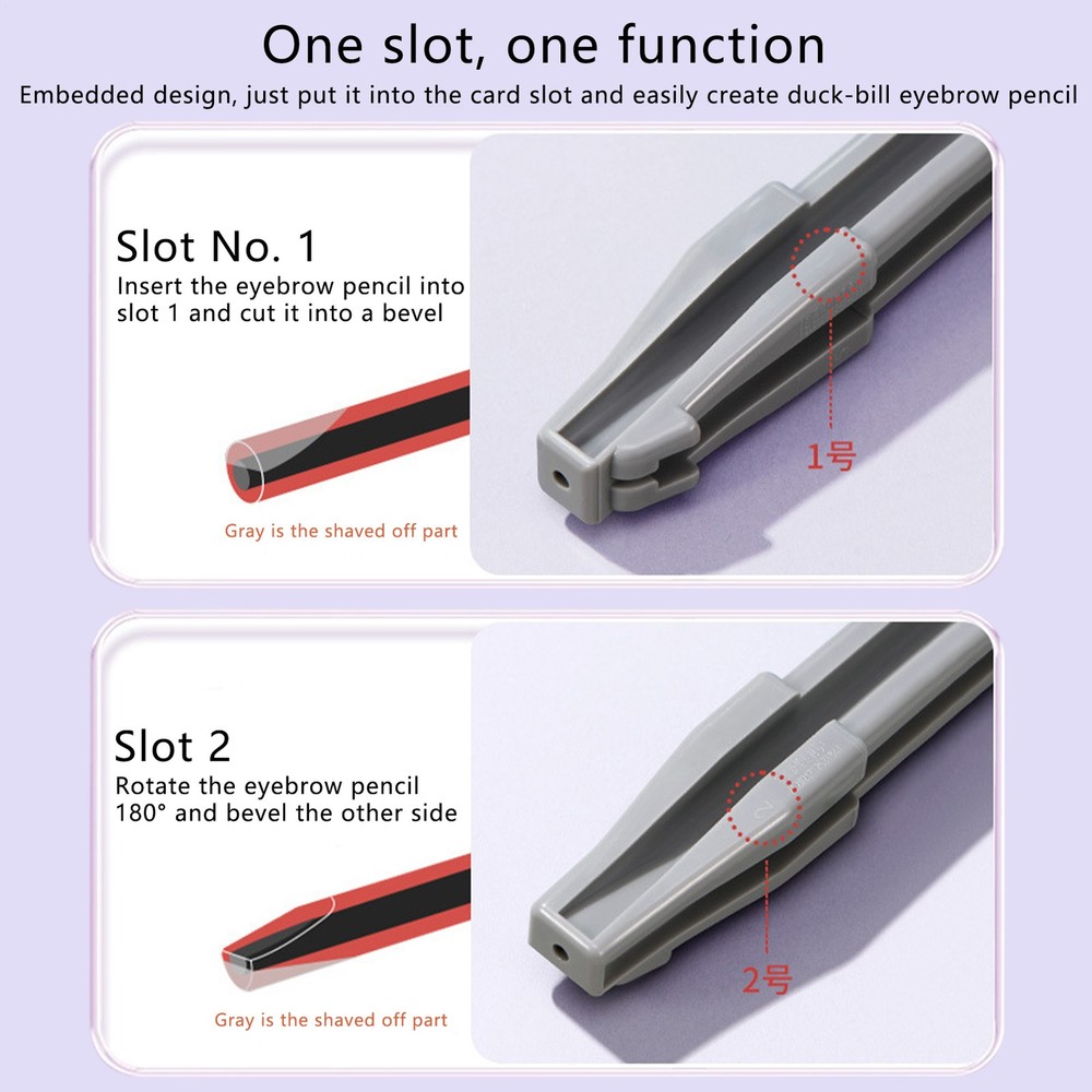 Cosmetic Pencil Sharpener Eyebrow Sharpening Pencil Tool For Precise And Smooth