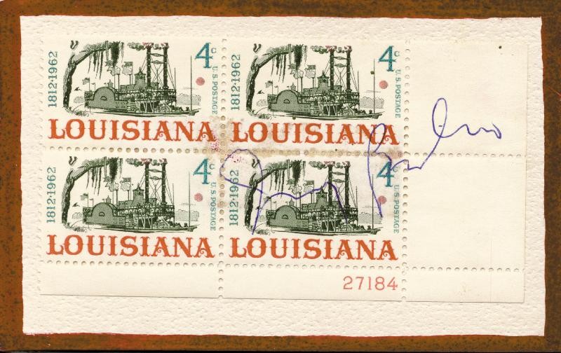 IRVING BERLIN - STAMP(S) SIGNED