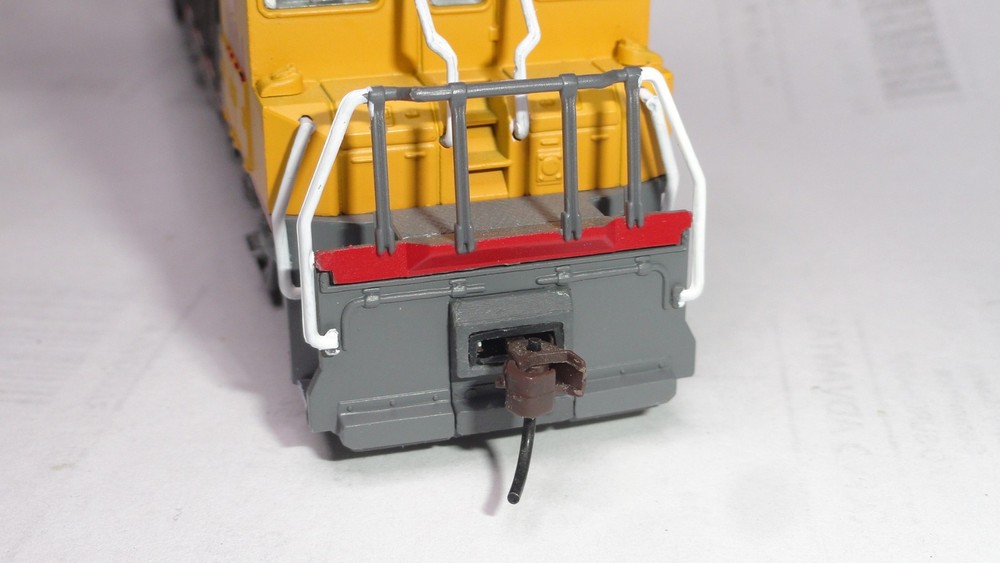 Custom 3D Printed Front/Rear Pilot Buffer for Concor MP15, HO, New Item