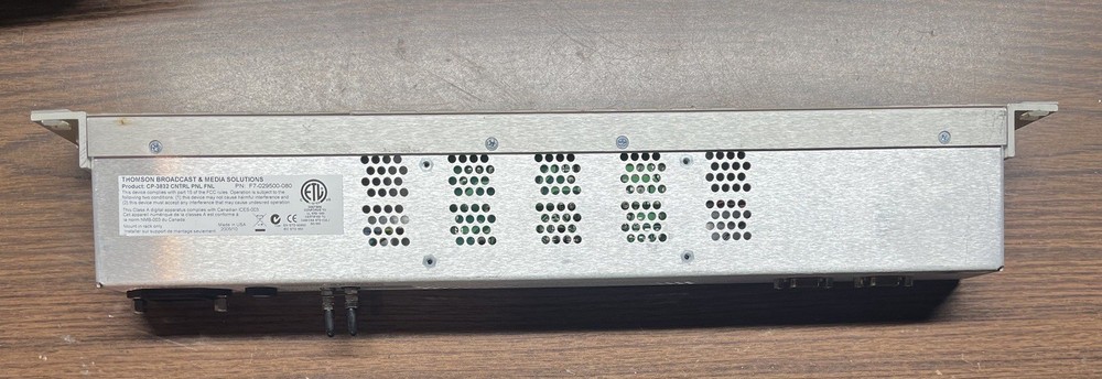 UNTESTED Grass Valley CP3832 CP 3832 Configurable Control Panel