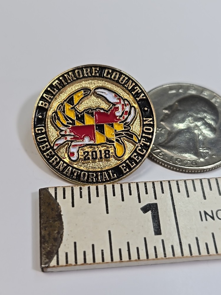 Baltimore County Gubernatorial Election 2018 Lapel Pin