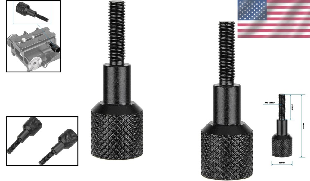 Lightweight M5*18mm Thumbscrew Replacement for Optimal Quick Release Performance
