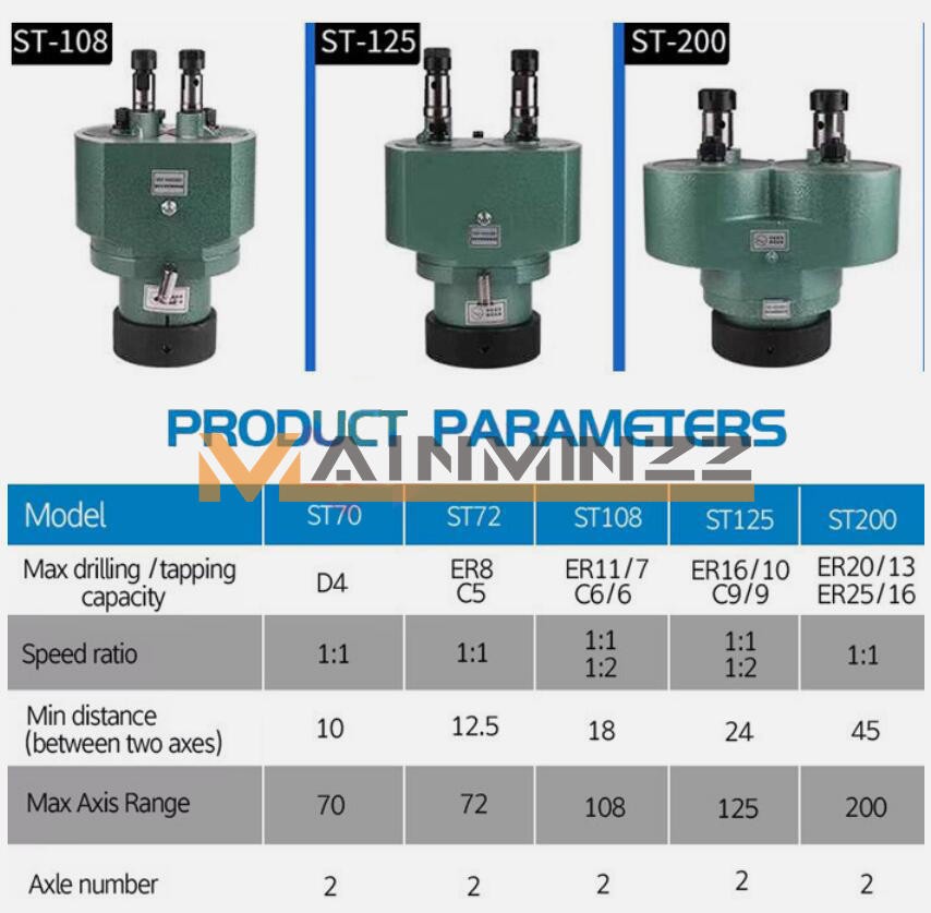 Two-Spindle Boring Machine Multi-spindle Drill Multi-Head Drill Tapping Machine