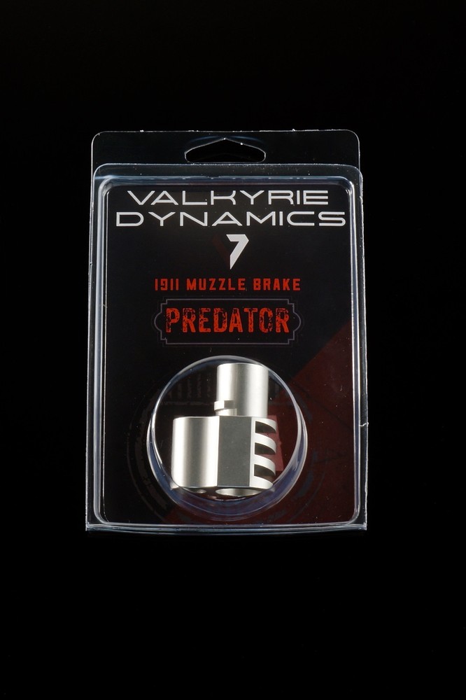 1911 .45 acp Mil-Spec muzzle brake SATIN PREDATOR compensator + FREE SPRING PLUG