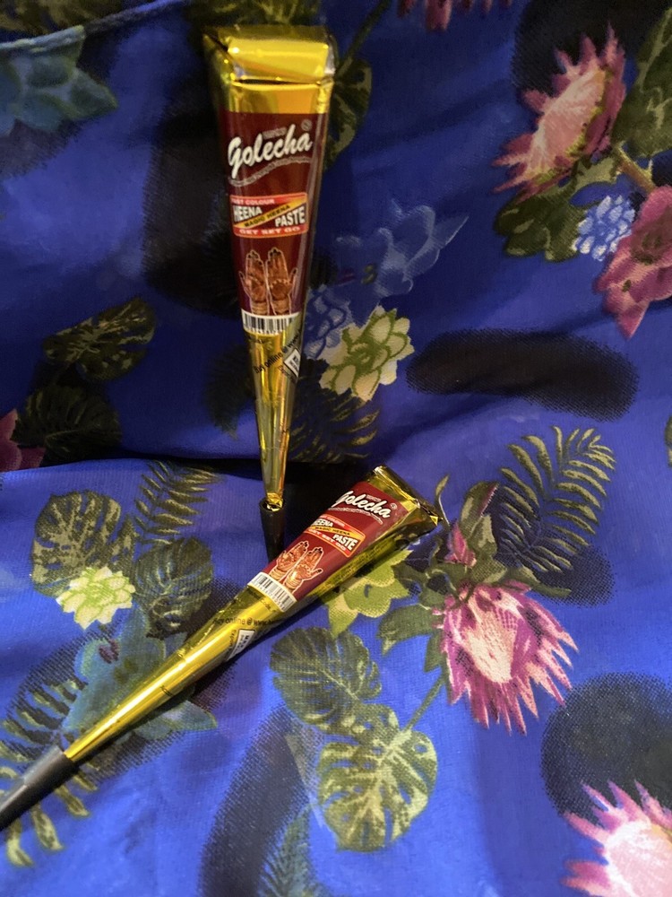 2 Henna Paste Cone Temporary Tattoo Body Art Ink