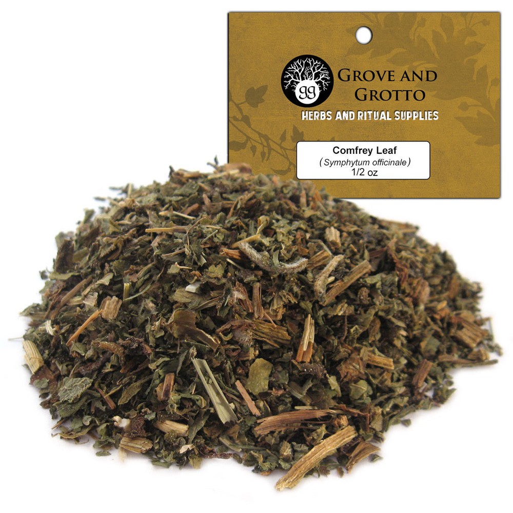 Comfrey Leaf 1/2 oz Package Ritual Herb C/S by Grove and Grotto