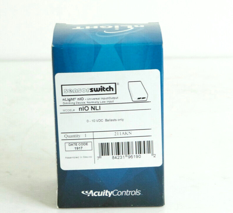 Acuity Controls NIO NLI 211AKN Universal Input/ Output Dimming Device