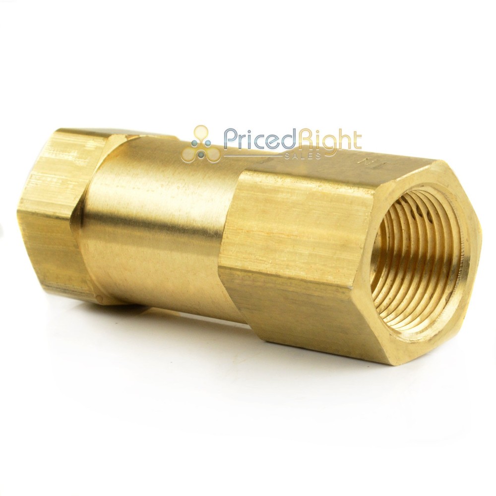 3/4" In line Air Compressor Check Valve Inline Brass Side Unloader Port