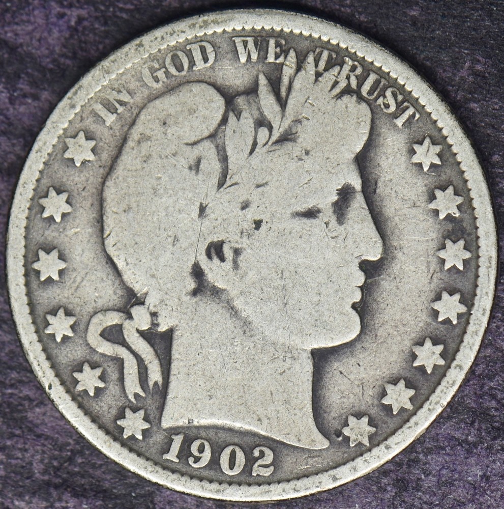1902 Barber Silver Half Dollar - ✪COINGIANTS✪