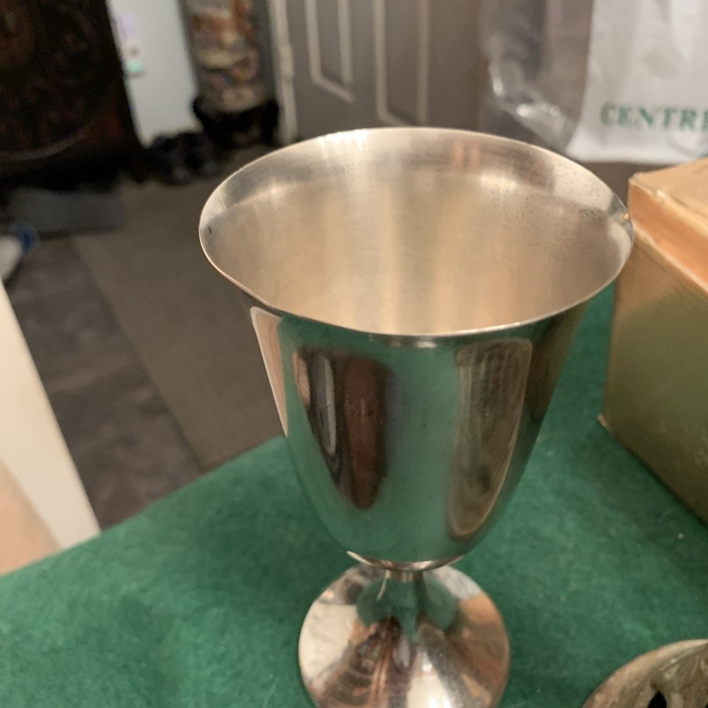 Vintage Sterling Silver Goblet 6.5”