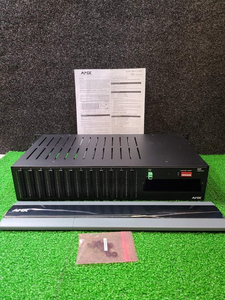 AMX NXF Cardframe Card Frame 12 Slot Front Access Integration Controller