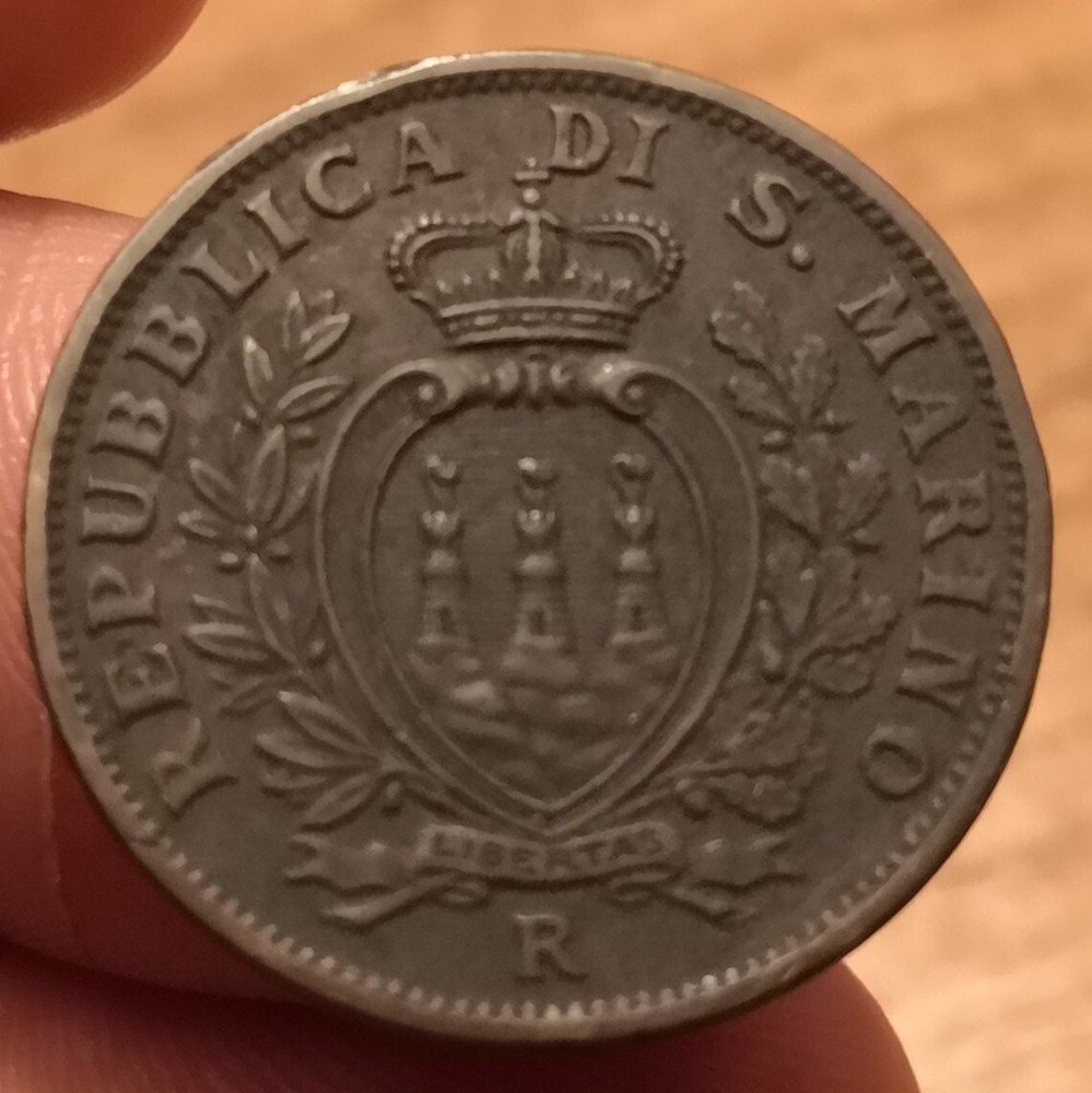 1935 10 Cent Coin, San Marino, Ref. 5556