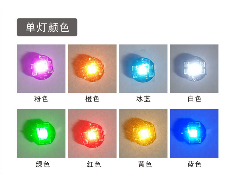 2PCS Model building model plus light, magnetic control light led light group