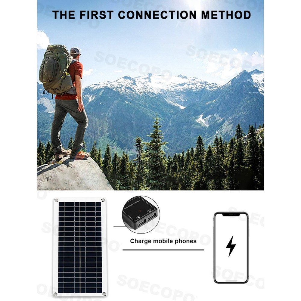 20000W Solar System with Panel | 100A Controller + 12V/24V to 110V/220V Inverter