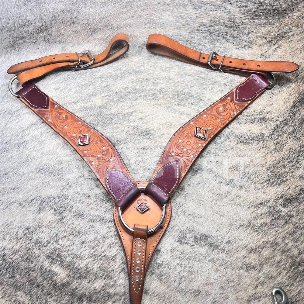 Billy Cook Classic Tooled Breast Collar