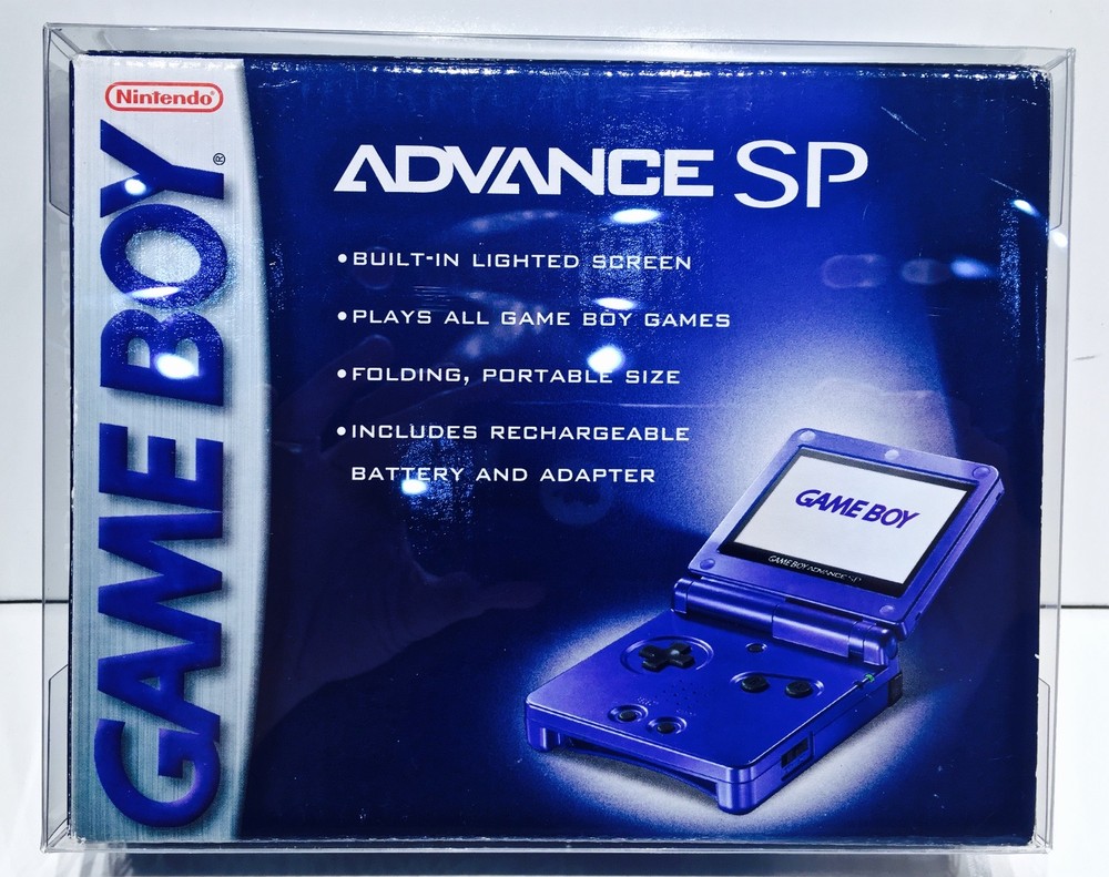 1 Box Protector For GAME BOY ADVANCE SP Console Boxes NTSC SIZE! Case Nintendo