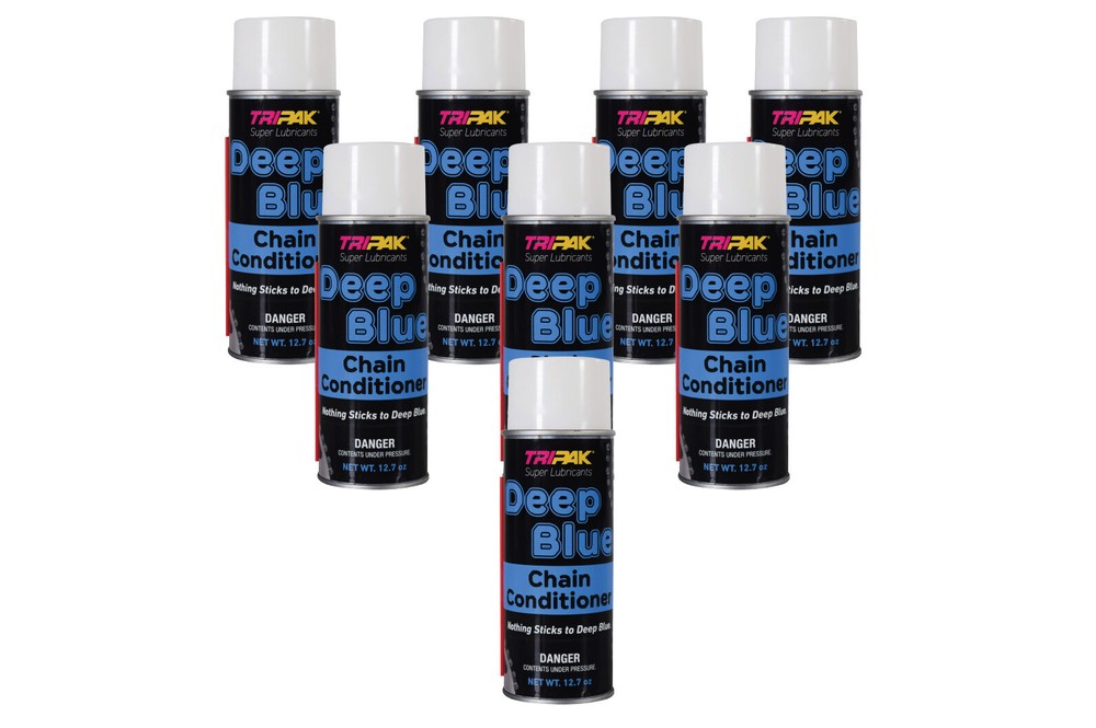 TRIPAK Deep Blue Chain Conditioner - Advanced Anti-Wear Formula (8 Pack)