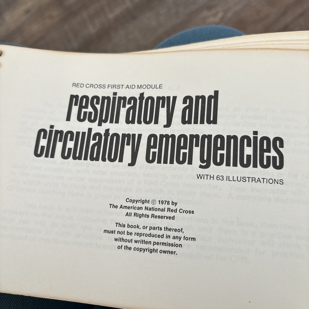 Red Cross First Aid Module: Respiratory and Circulatory Emergencies