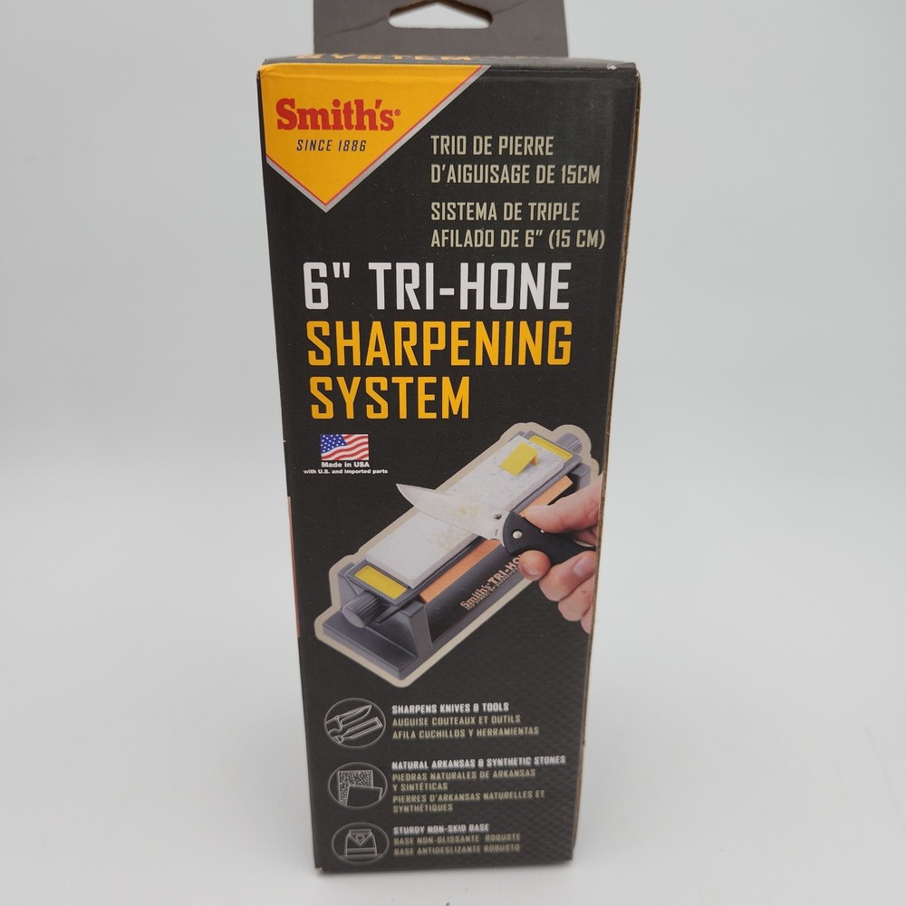 Smith's Tri-Hone Sharpening System 3 Way Coarse Med Fine Set